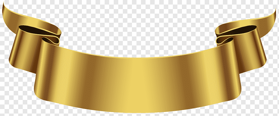 Banner, Golden Banner, gold ribbon graphic art, angle, ribbon, logo png