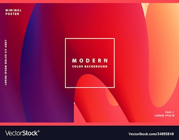 banner gradient background modern with colorful