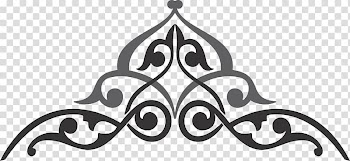 Banner illustration, Islamic calligraphy Ornament Frames, batik transparent background PNG clipart