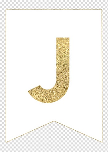 Banner Letter Message Symbol, gold letter transparent background PNG clipart