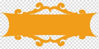 Banner Ornament, fancy transparent background PNG clipart