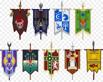 Banner Pennon United States Heraldic flag - medieval 