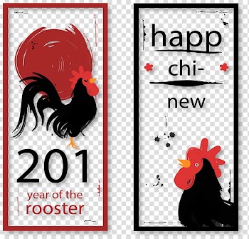 Banner Poster Fenggongji Rooster, Chinese New Year's Eve banner wind cock transparent background PNG clipart