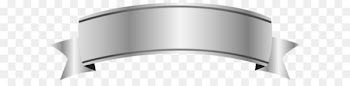 Banner Ribbon Silver Clip art - Silver Banner PNG Clipart Image 