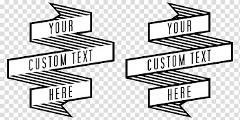 Banner Ribbon , White banner transparent background PNG clipart
