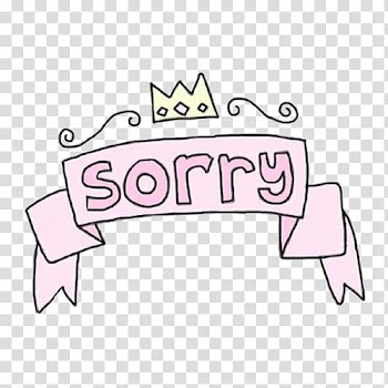 Banner s, sorry transparent background PNG clipart