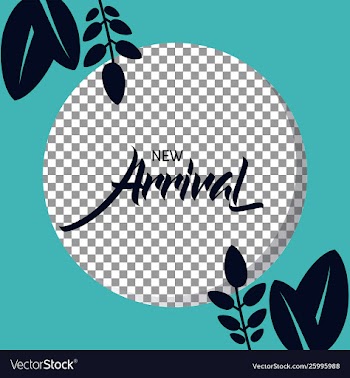 Banner sale transparent background 02 vector image