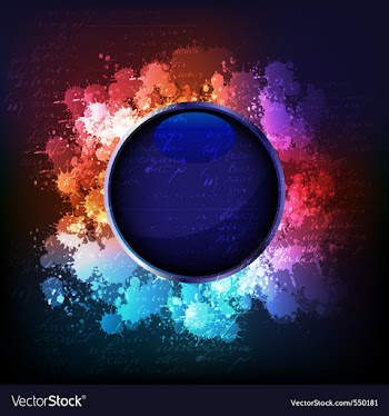 Banner splash vector image