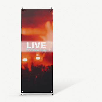Banner stand sign mockup, live | Free PSD Mockup - rawpixel