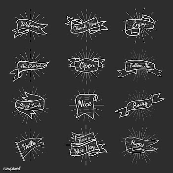 Banner text badges collection | Free stock vector - 575006