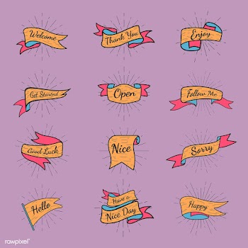 Banner text badges collection | Free stock vector - 575046
