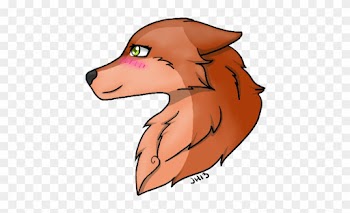 Banner Transparent Stock Wolf Blushing By Jetheart - Illustration