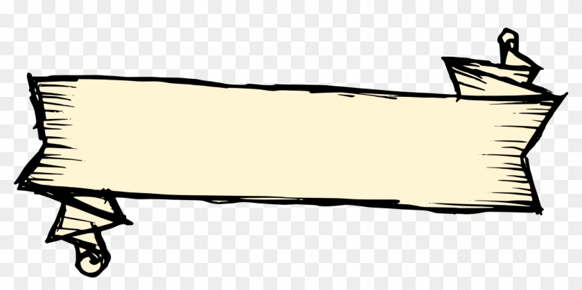 Banner Vector Transparent Theveliger Scroll Clip Art - Drawing Banner Png