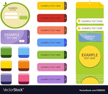 Banner web element vector image