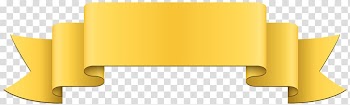 Banner Yellow Ribbon , banner transparent background PNG clipart