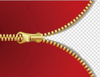 Banner Zipper Art, Red zipper transparent background PNG clipart