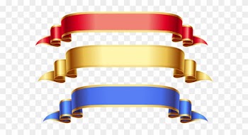 Banners And Ribbons Clip Art - Gold Ribbon Banner Hd