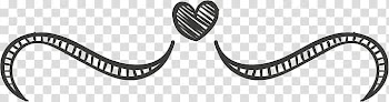 Banners Sep, black heart illustration transparent background PNG clipart