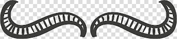 Banners Sep, black horns illustration transparent background PNG clipart