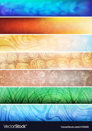 Banners vector image