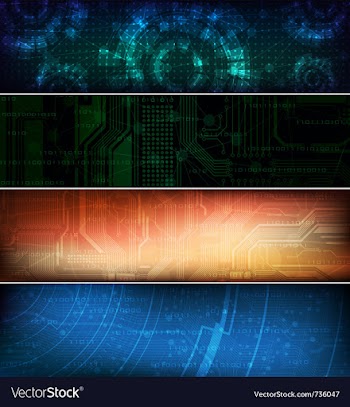 Banners vector image
