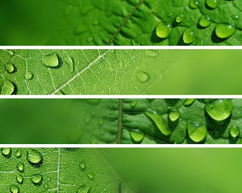 Banners - Water Drops in Nature