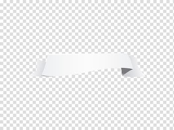 Banners, white ribbon label transparent background PNG clipart