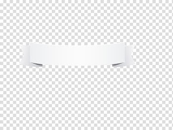 Banners, white ribbon transparent background PNG clipart
