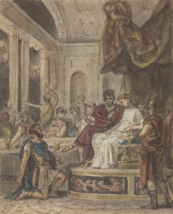 Banquet Scene, with a Roman | Free Photo - rawpixel