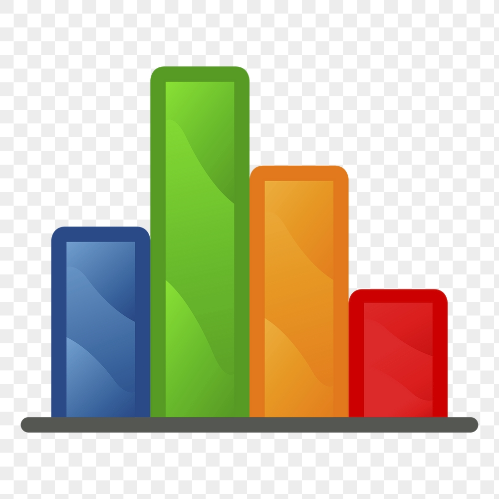 Bar chart png sticker, business | Free PNG - rawpixel