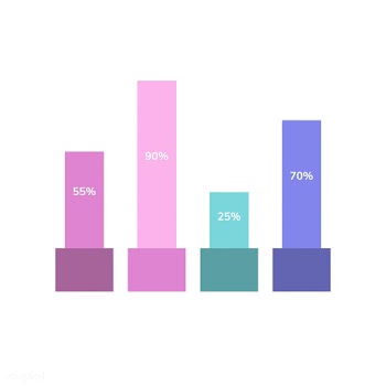 Bar chart statistics diagram vector | Free stock vector - 495495