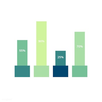 Bar chart statistics diagram vector | Free stock vector - 495529