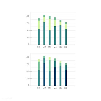 Bar chart statistics diagram vector | Free stock vector - 495535
