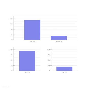 Bar chart statistics diagram vector | Free stock vector - 495565