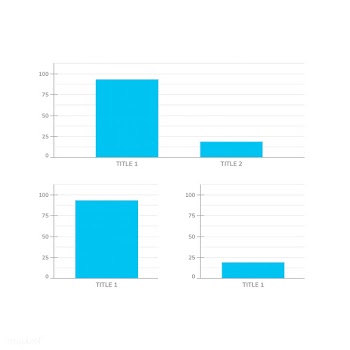 Bar chart statistics diagram vector | Free stock vector - 495610
