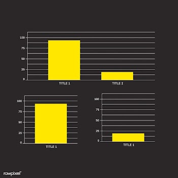 Bar chart statistics diagram vector | Free stock vector - 495627