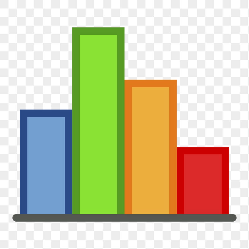 Bar charts png sticker, business | Free PNG - rawpixel