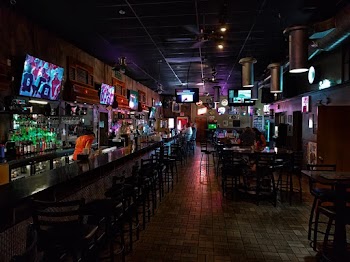 Bar Counter With Chairs Interior