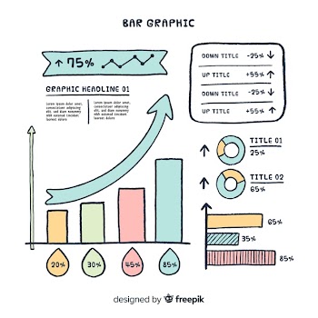 Bar graph Free Vector