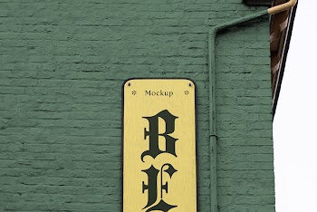 Bar Sign Mockup