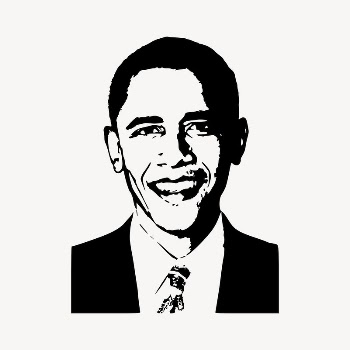 Barack Obama drawing, US president | Free Photo - rawpixel