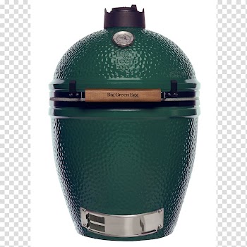 Barbecue Big Green Egg Large Grilling Kamado, Green EGG transparent background PNG clipart
