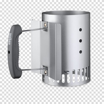 Barbecue Chimney starter Weber-Stephen Products Charcoal Grilling, barbecue transparent background PNG clipart