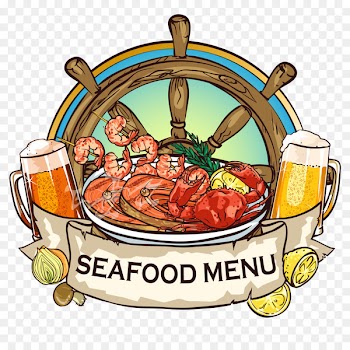 Barbecue grill Buffet Seafood Drawing - Floating seafood soup with rice 