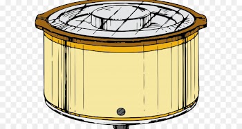 Barbecue Slow Cookers Clip art Crock - crock frame 