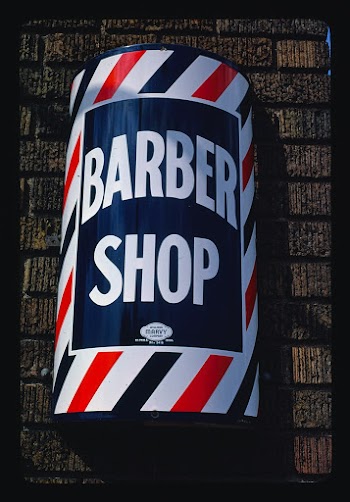 Barber sign (manufactured by the Marvy… | Free public domain photo