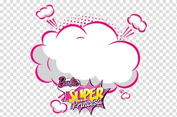 Barbie Party Convite Birthday Superhero, super herois transparent background PNG clipart