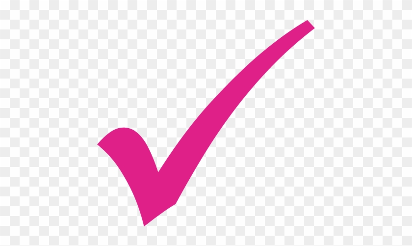 Barbie Pink Check Mark 3 Icon - Pink Check Mark Transparent