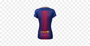 Barcelona 2017 2018 Women's Home Red Blue Soccer Jersey - Unicef