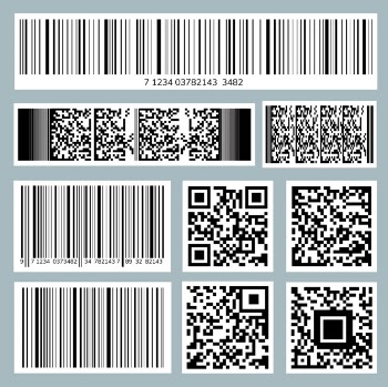 Barcode and qr code collection